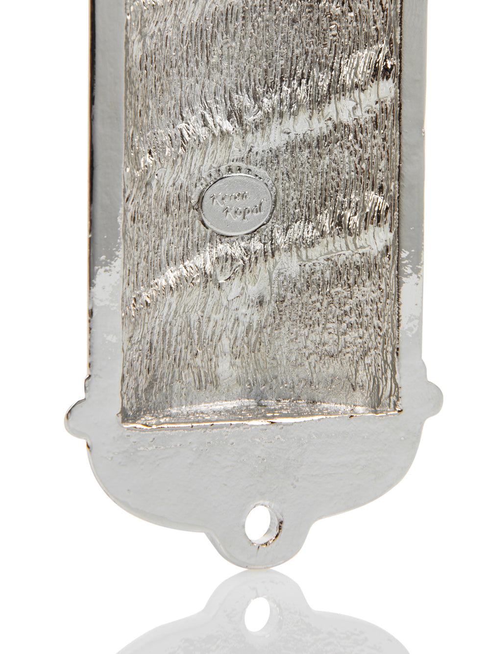 Blue Modern Mezuzah Case — Kosher Scroll Not Included