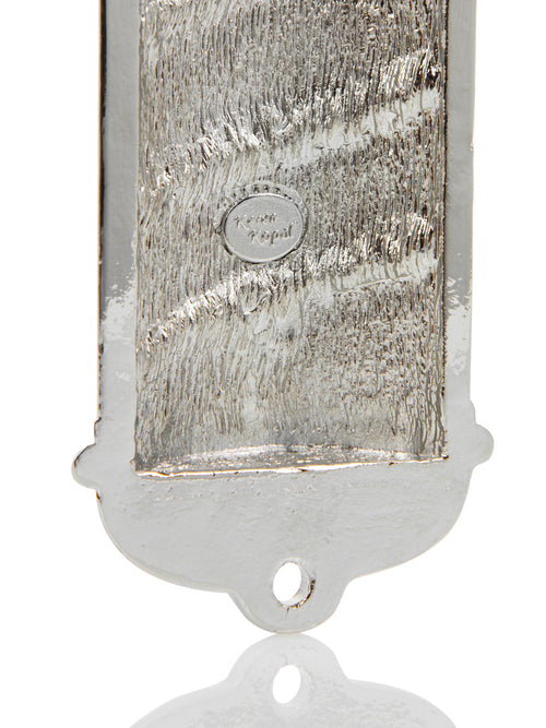 Blue Modern Mezuzah Case — Kosher Scroll Not Included