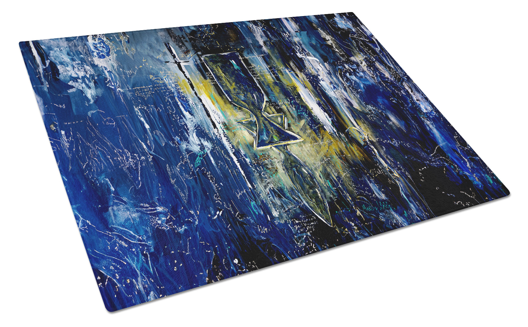 Star of David Glass Cutting Board