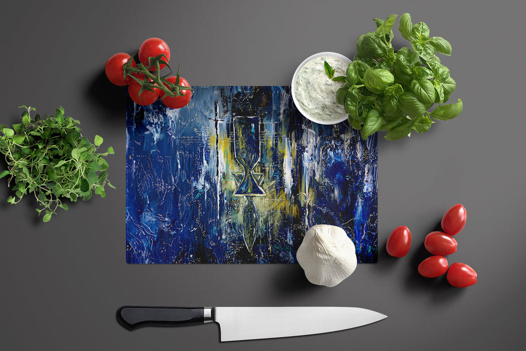 Star of David Glass Cutting Board