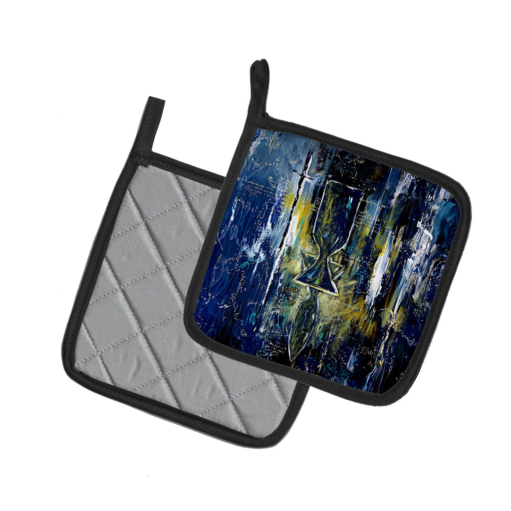 Star of David Pot Holders — Pair
