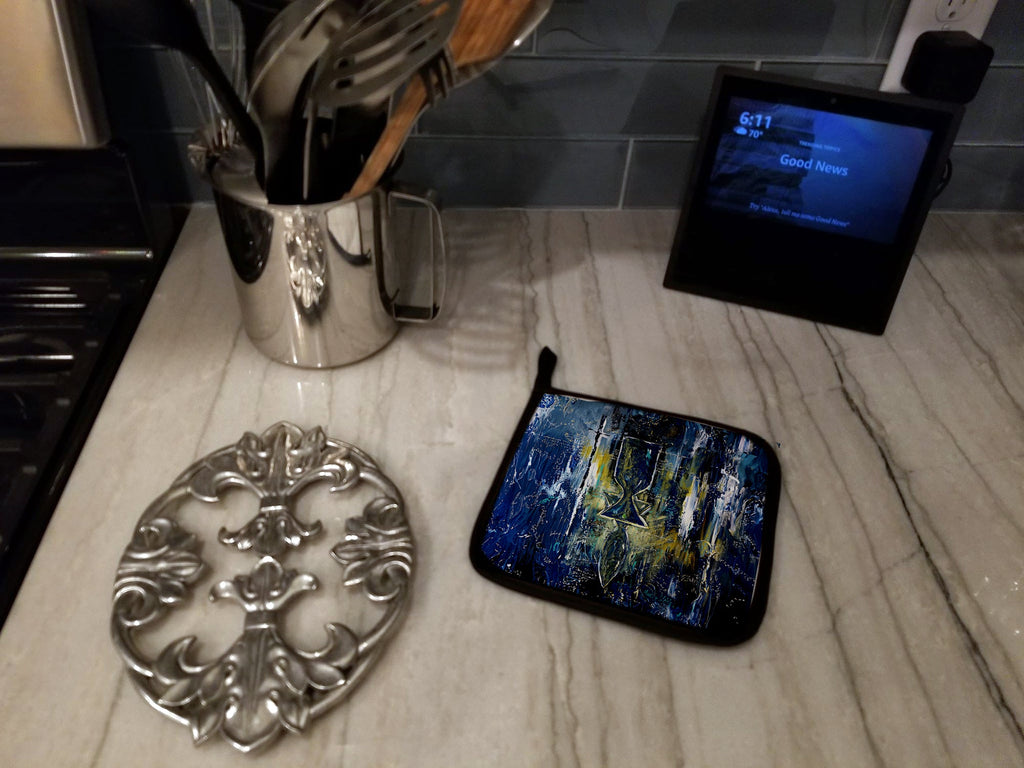 Star of David Pot Holders — Pair