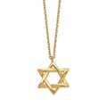 Classic Star of David Necklace — Stainless Steel, 18K Gold or White Gold Plated